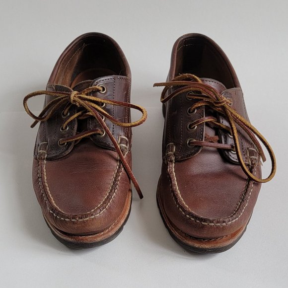 Handmade Rancourt & Co Baxter Ranger Moc Brown, Men's Sz 8D - Picture 8 of 12